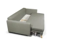 sofa XARA 3-osobowa rozkładana szara tk.castel 93