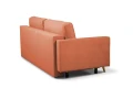 sofa XARA 3-osobowa rozkładana łososiowa tk.castel 55