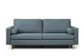 sofa XARA 3-osobowa rozkładana granatowa tk.castel 79