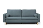 sofa XARA 3-osobowa rozkładana granatowa tk.castel 79