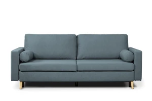 sofa XARA 3-osobowa rozkładana granatowa tk.castel 79