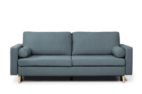 sofa XARA 3-osobowa rozkładana granatowa tk.castel 79