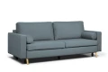 sofa XARA 3-osobowa rozkładana granatowa tk.castel 79