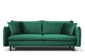 sofa LENOX 3-osobowa rozkładana zielona tk.bluvel 78