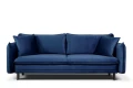 sofa LENOX 3-osobowa rozkładana granatowa tk. bluvel 86