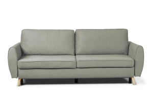 sofa FARO 3-osobowa rozkładana szara tk.castel 93