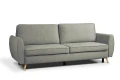 sofa FARO 3-osobowa rozkładana szara tk.castel 93