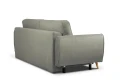 sofa FARO 3-osobowa rozkładana szara tk.castel 93