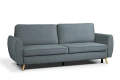 sofa FARO 3-osobowa rozkładana granatowa tk.castel 79