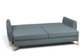 sofa FARO 3-osobowa rozkładana granatowa tk.castel 79