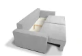 sofa TOMMY 3-osobowa rozkładana szara tk.primo 88 / monolith 77/84