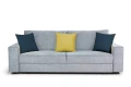 sofa TOMMY 3-osobowa rozkładana szara tk.primo 88 / monolith 77/84
