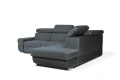 narożnik ATLANTIS prawy rozkładany popielaty tk.letto 99
