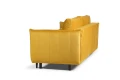 sofa BRAVO 3-osobowa rozkładana żółta tk. bluvel 68